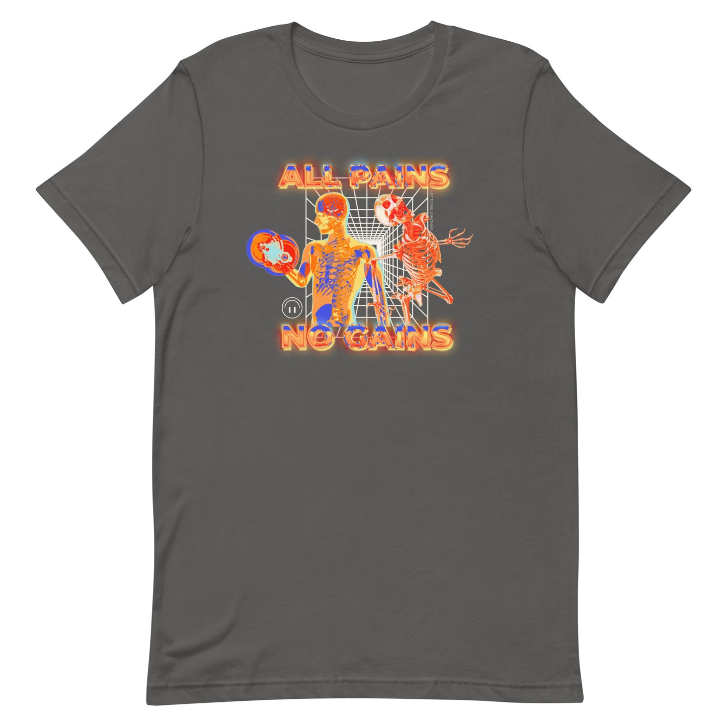 All Pains No Gains (Skeleton) Unisex t-shirt