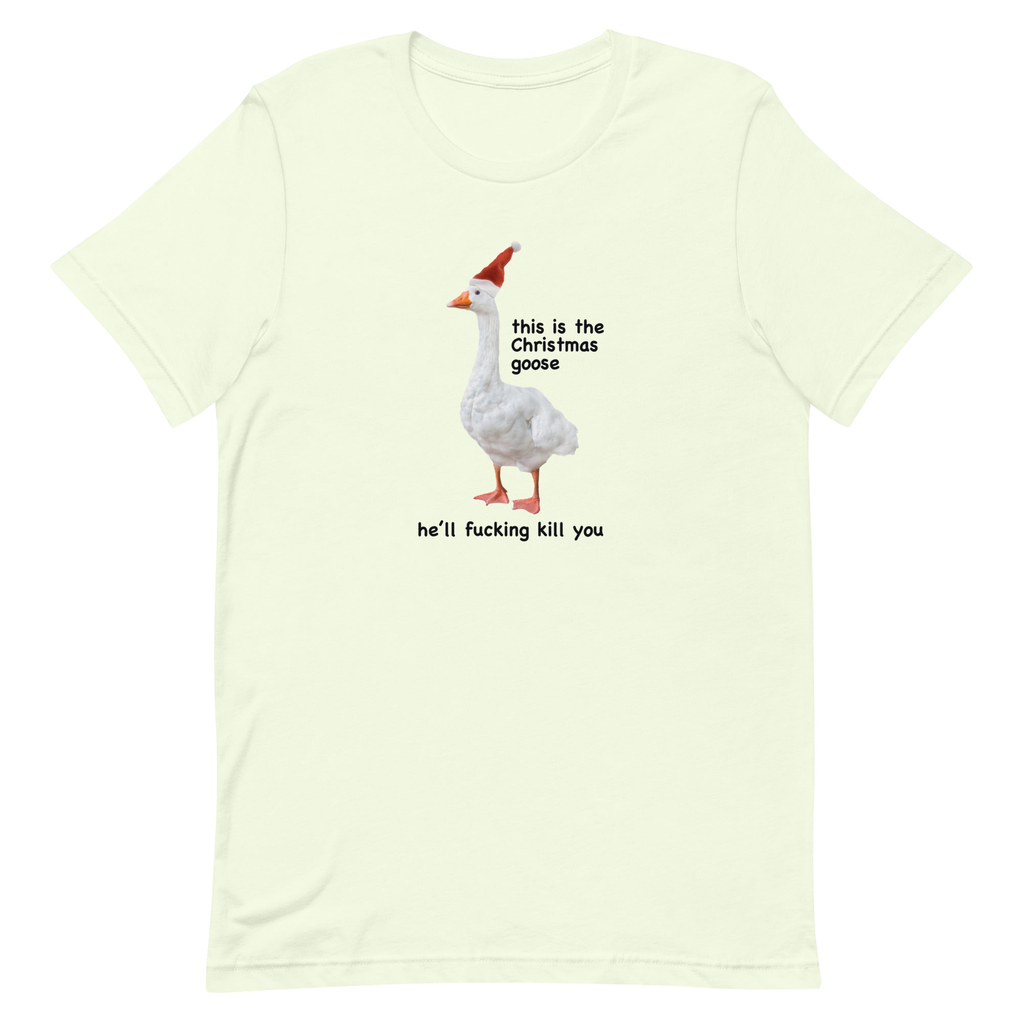 The Christmas Goose Unisex t-shirt