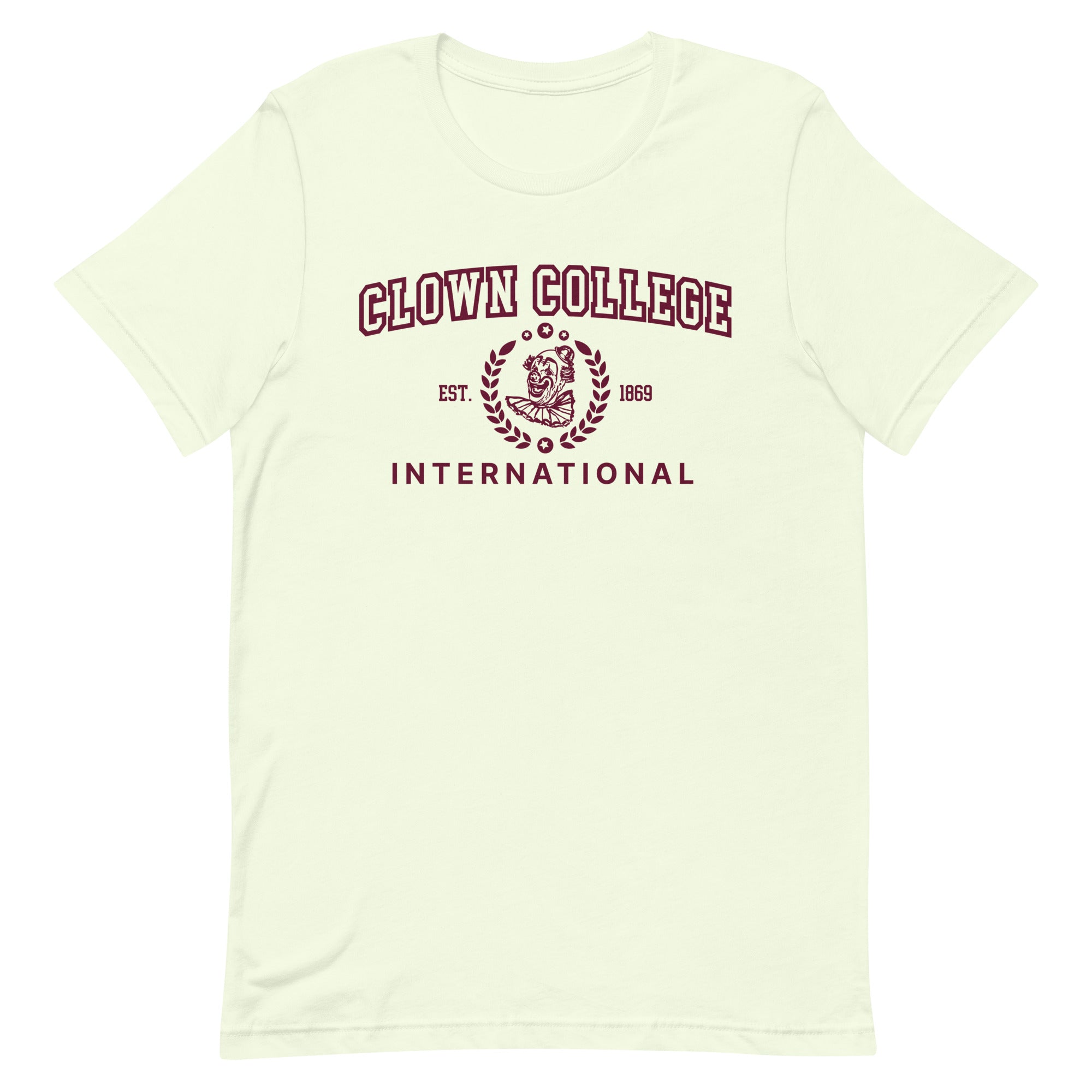 Clown College Unisex t-shirt