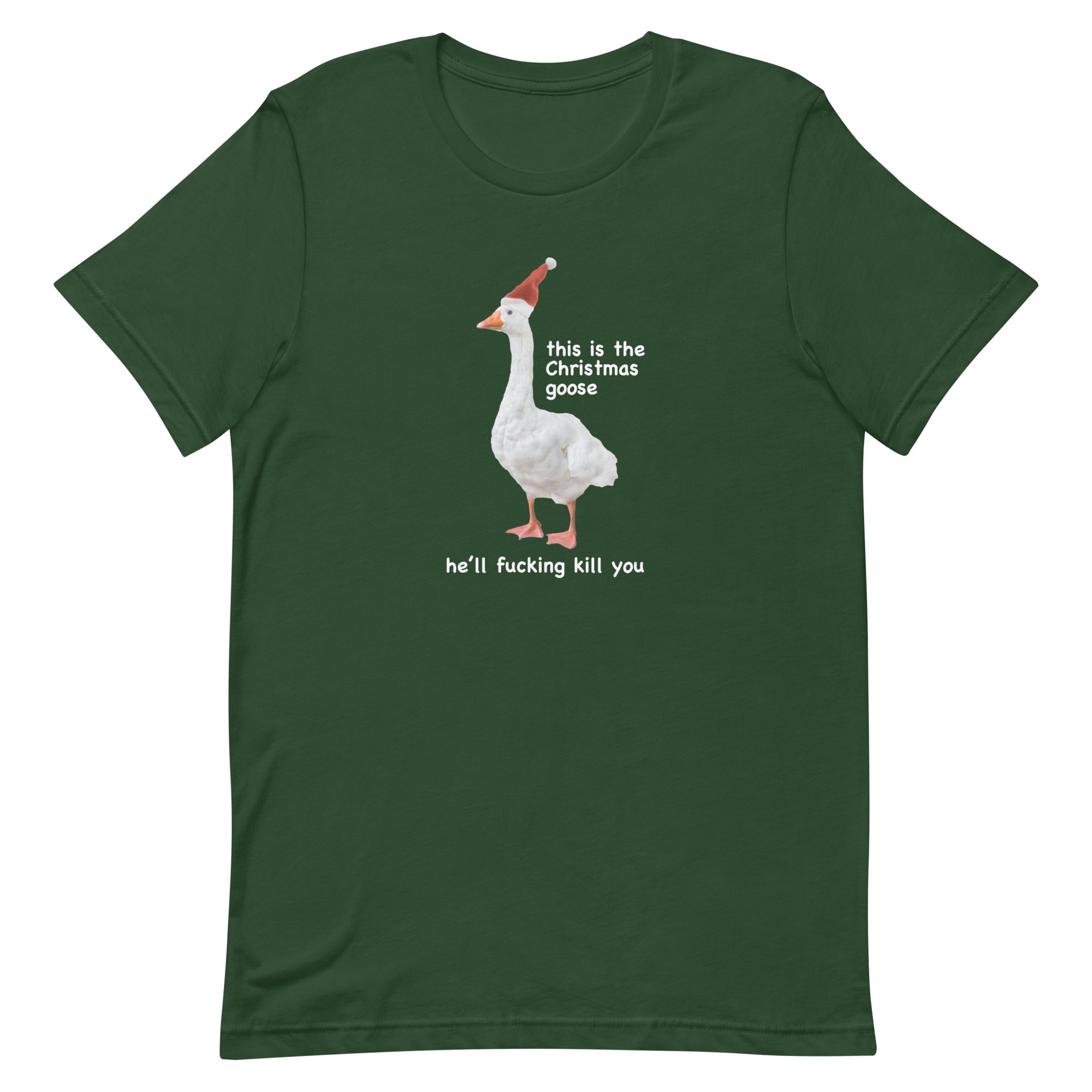 The Christmas Goose Unisex t-shirt