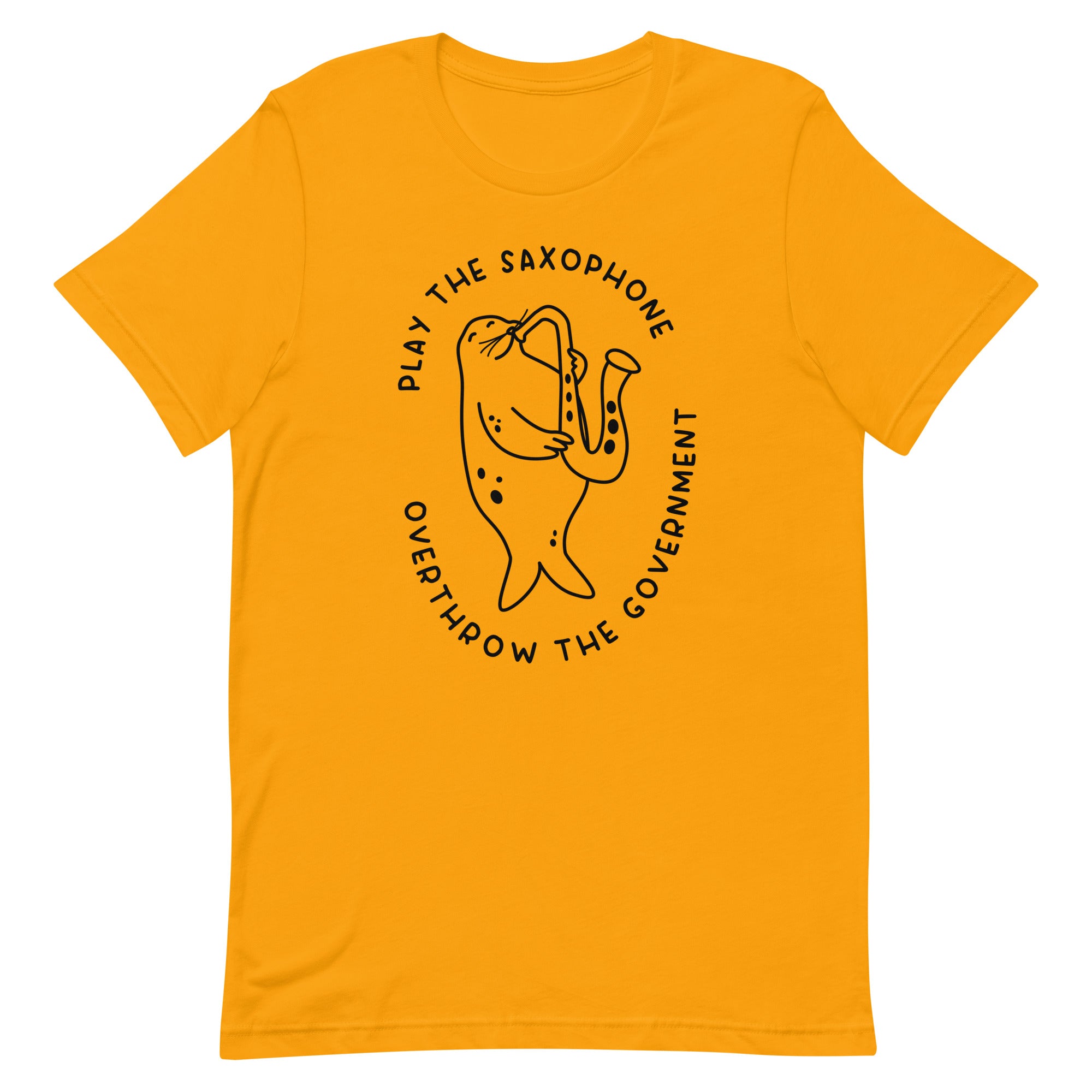 Play the Saxophone Unisex t-shirt