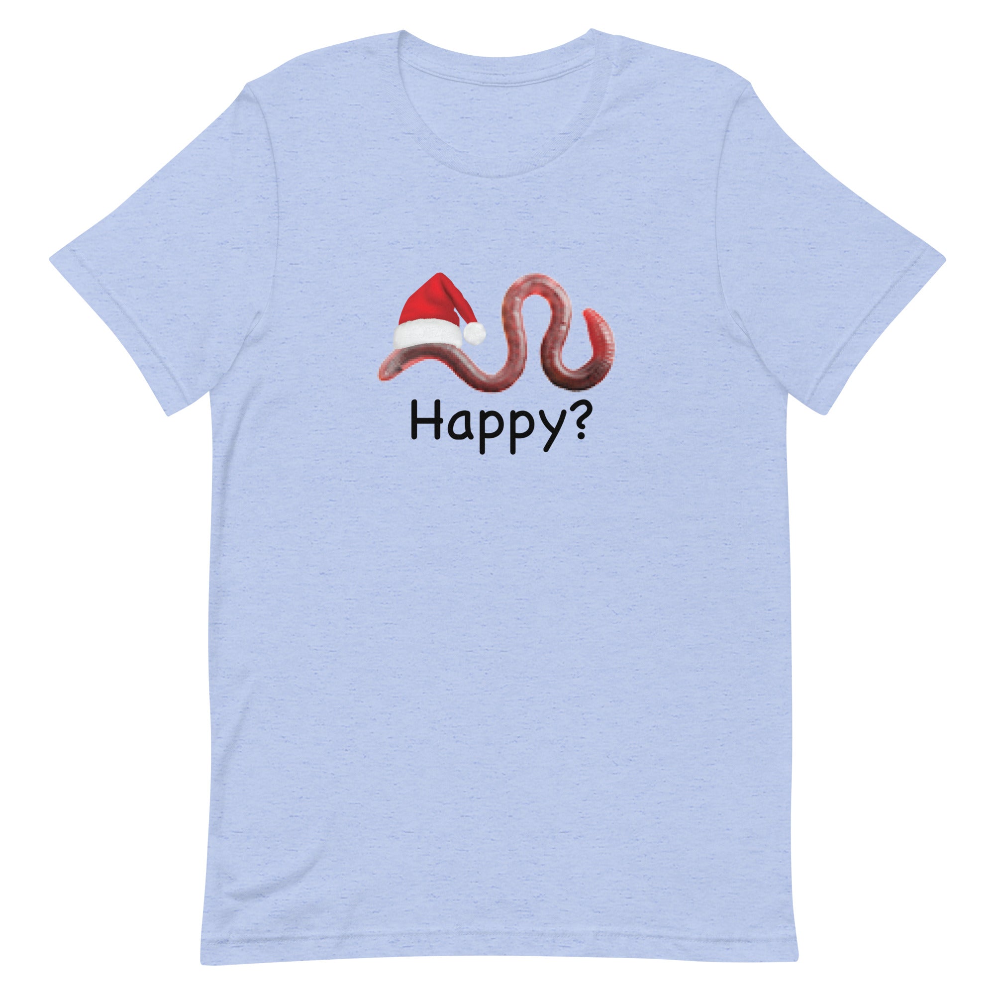 Happy? (Low Res Worm) Unisex t-shirt