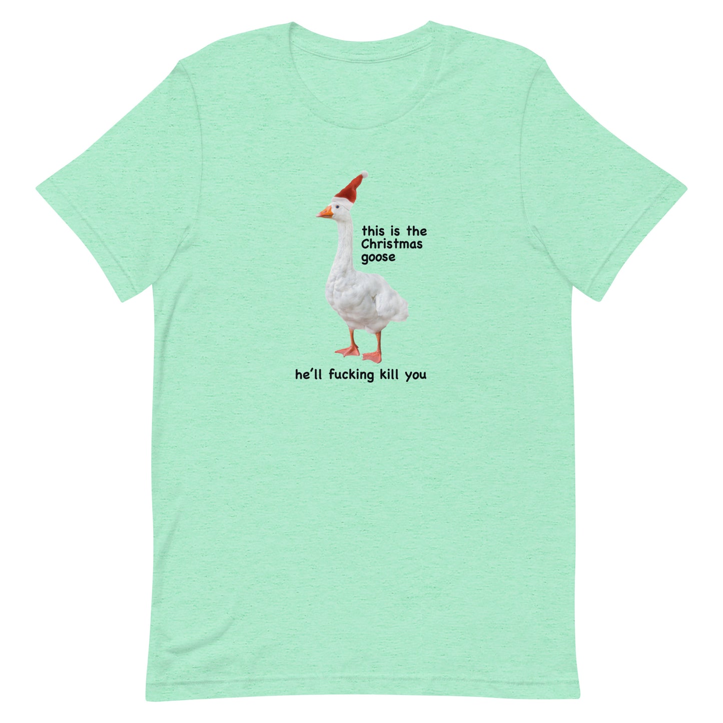 The Christmas Goose Unisex t-shirt