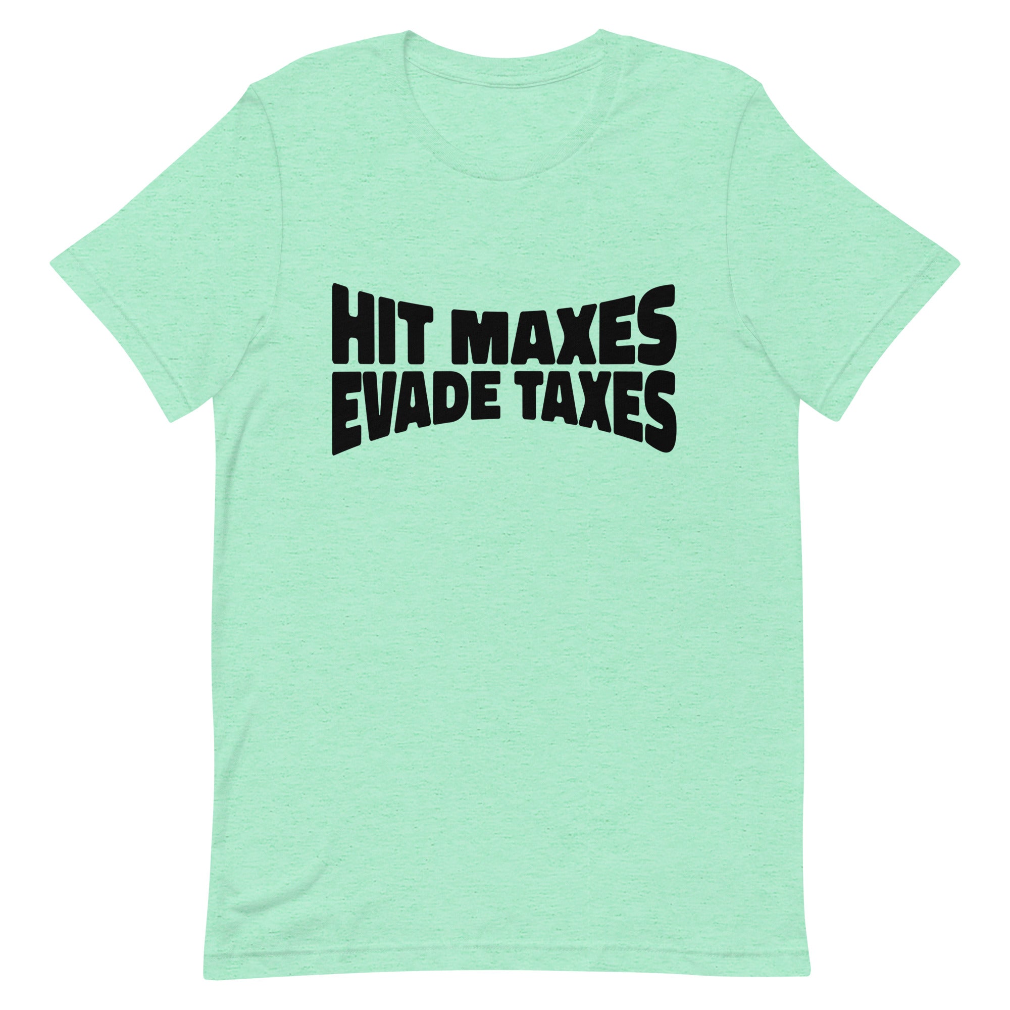 Hit Maxes Evade Taxes Unisex t-shirt