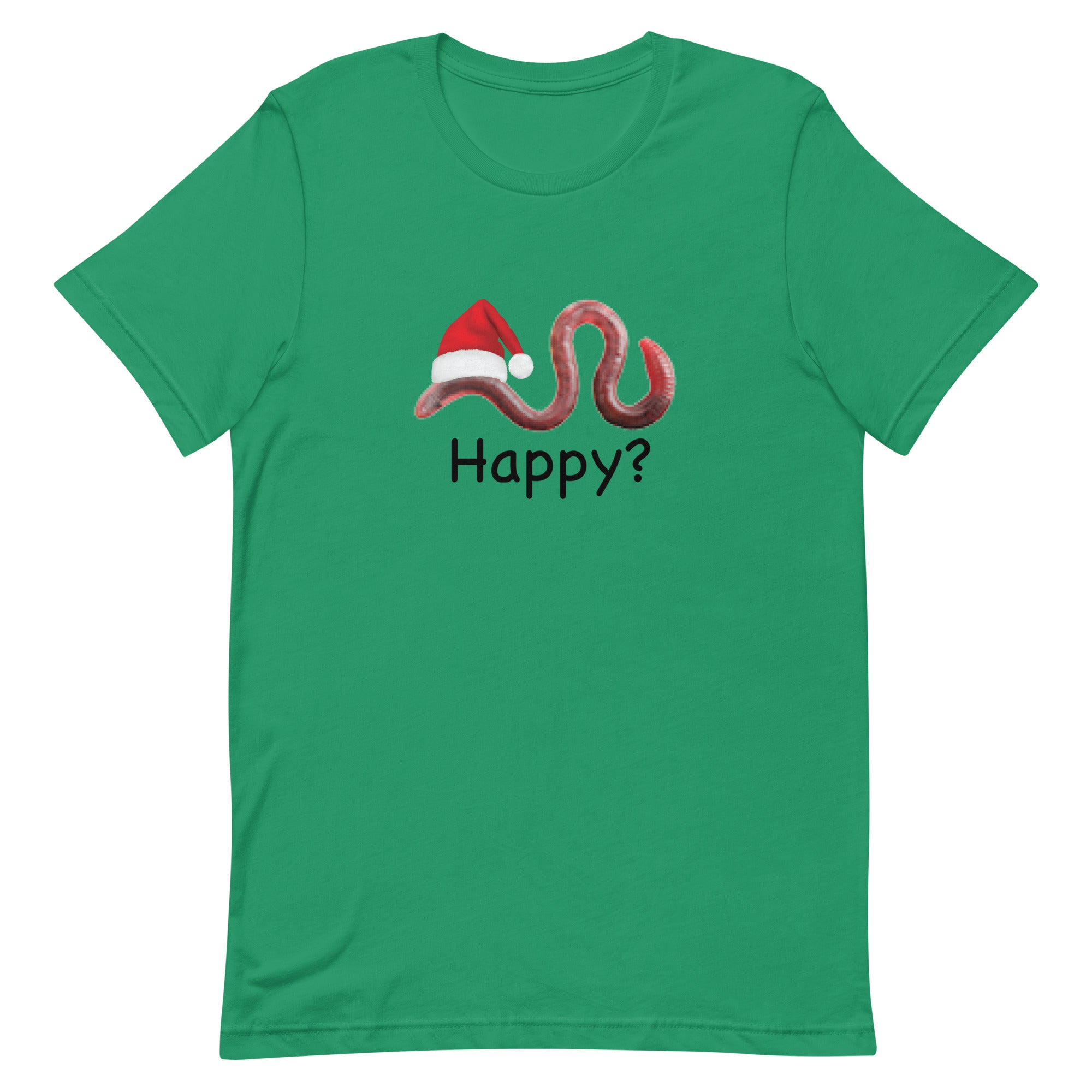 Happy? (Low Res Worm) Unisex t-shirt