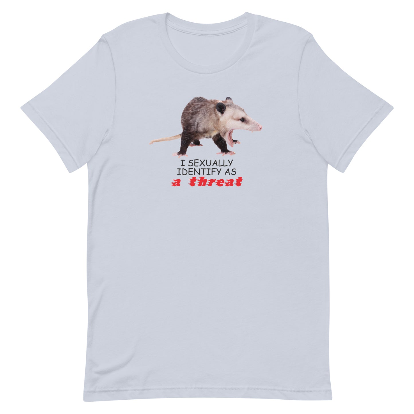 I Identify as a Threat Unisex t-shirt
