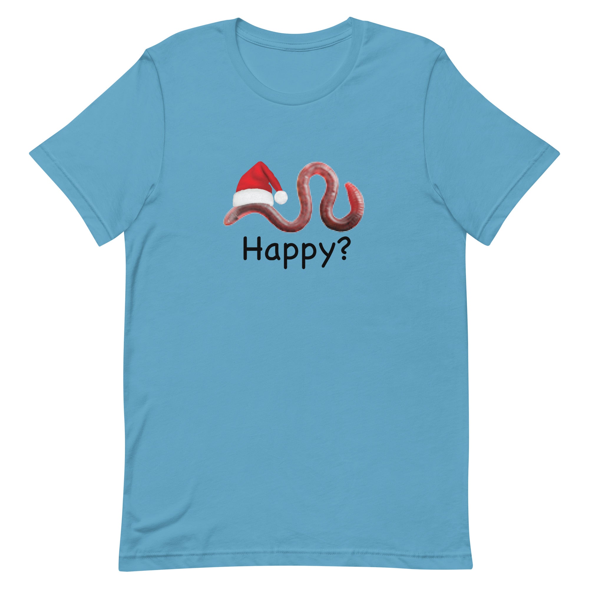 Happy? (Low Res Worm) Unisex t-shirt