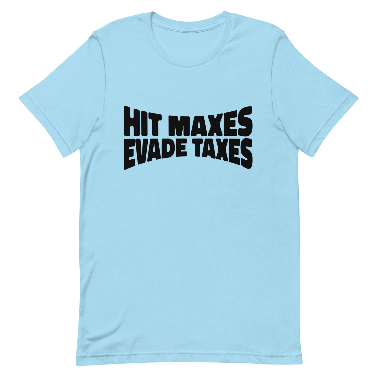 Hit Maxes Evade Taxes Unisex t-shirt