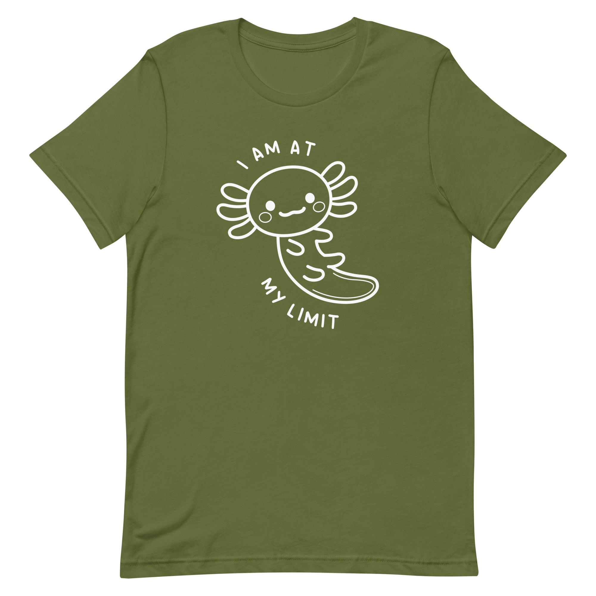 Axolotl I Am At My Limit Unisex t-shirt