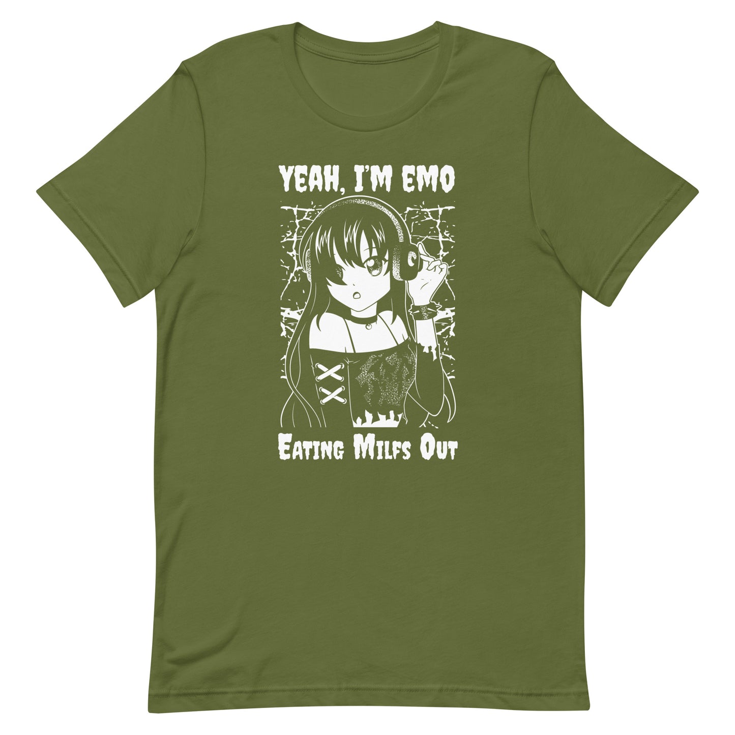 Yeah I'm EMO (Eating Milfs Out) Unisex t-shirt