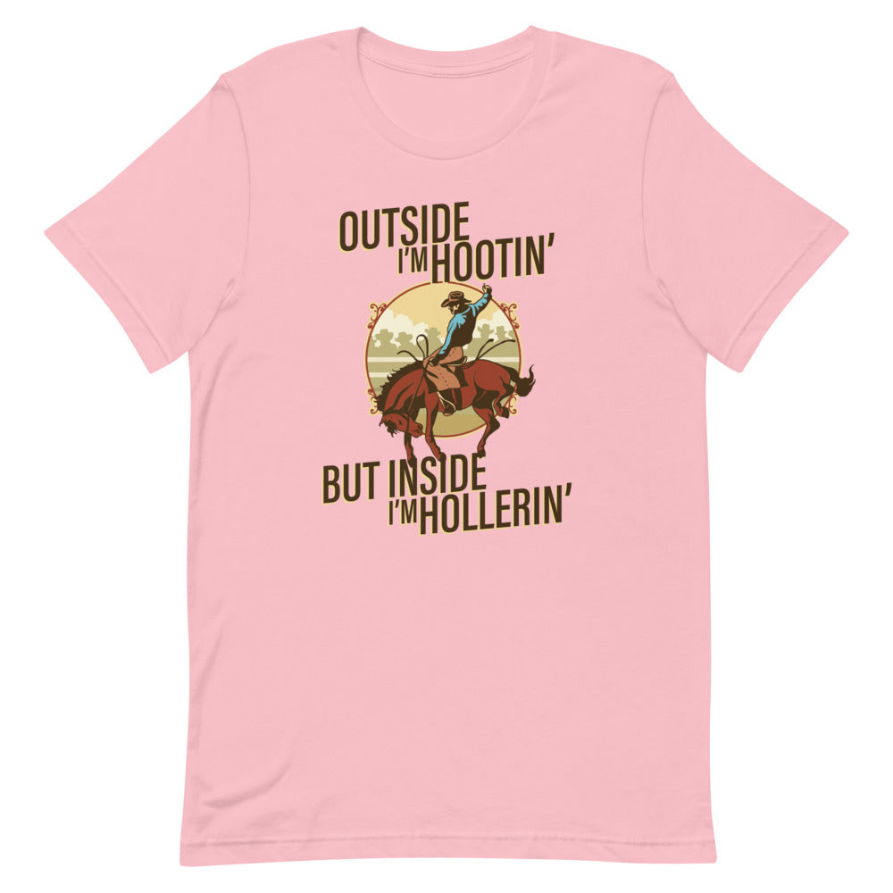 Hootin' and Hollerin' unisex t-shirt