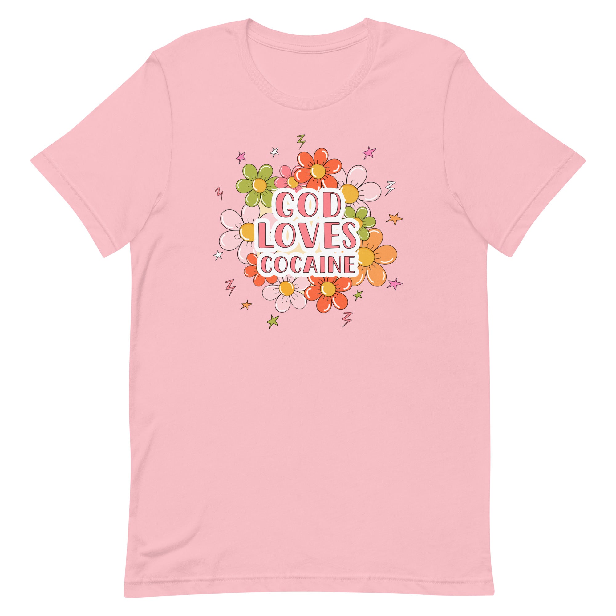 God Loves Cocaine Unisex t-shirt