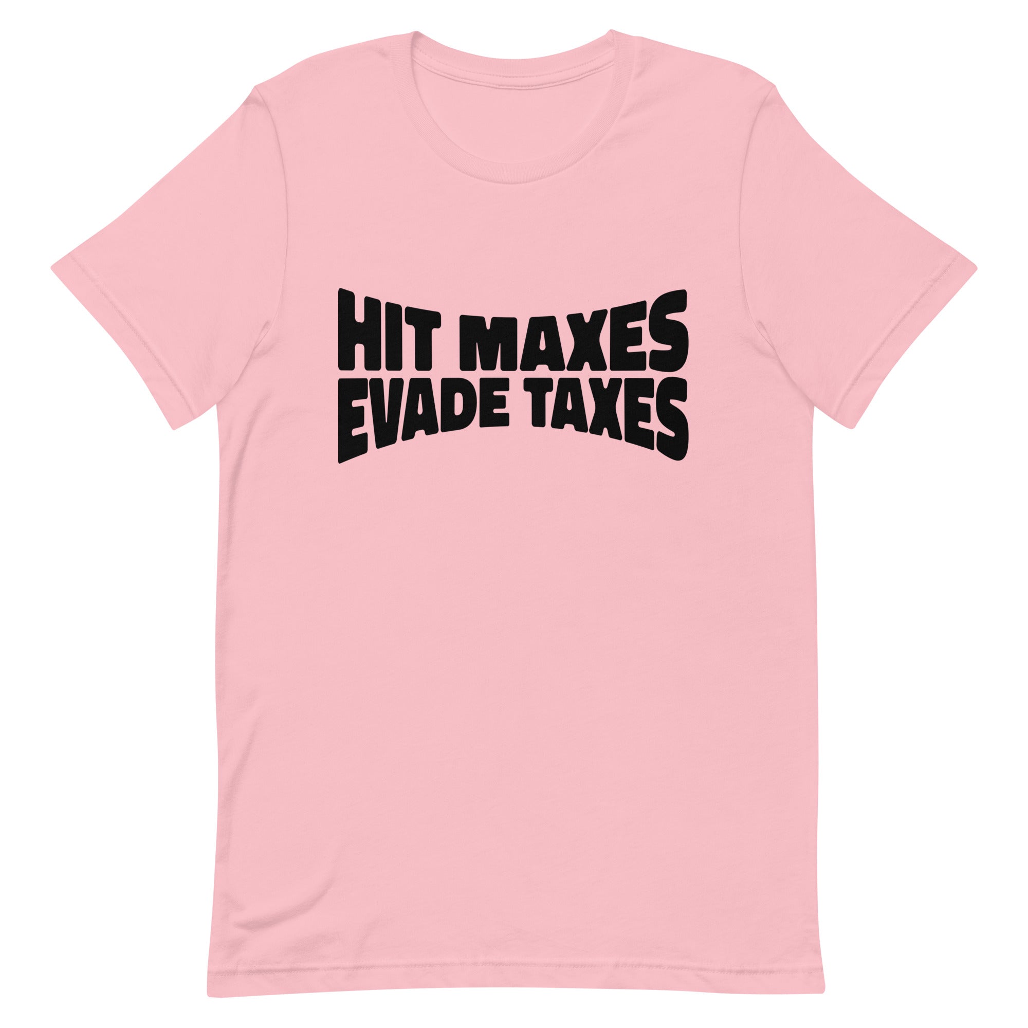 Hit Maxes Evade Taxes Unisex t-shirt