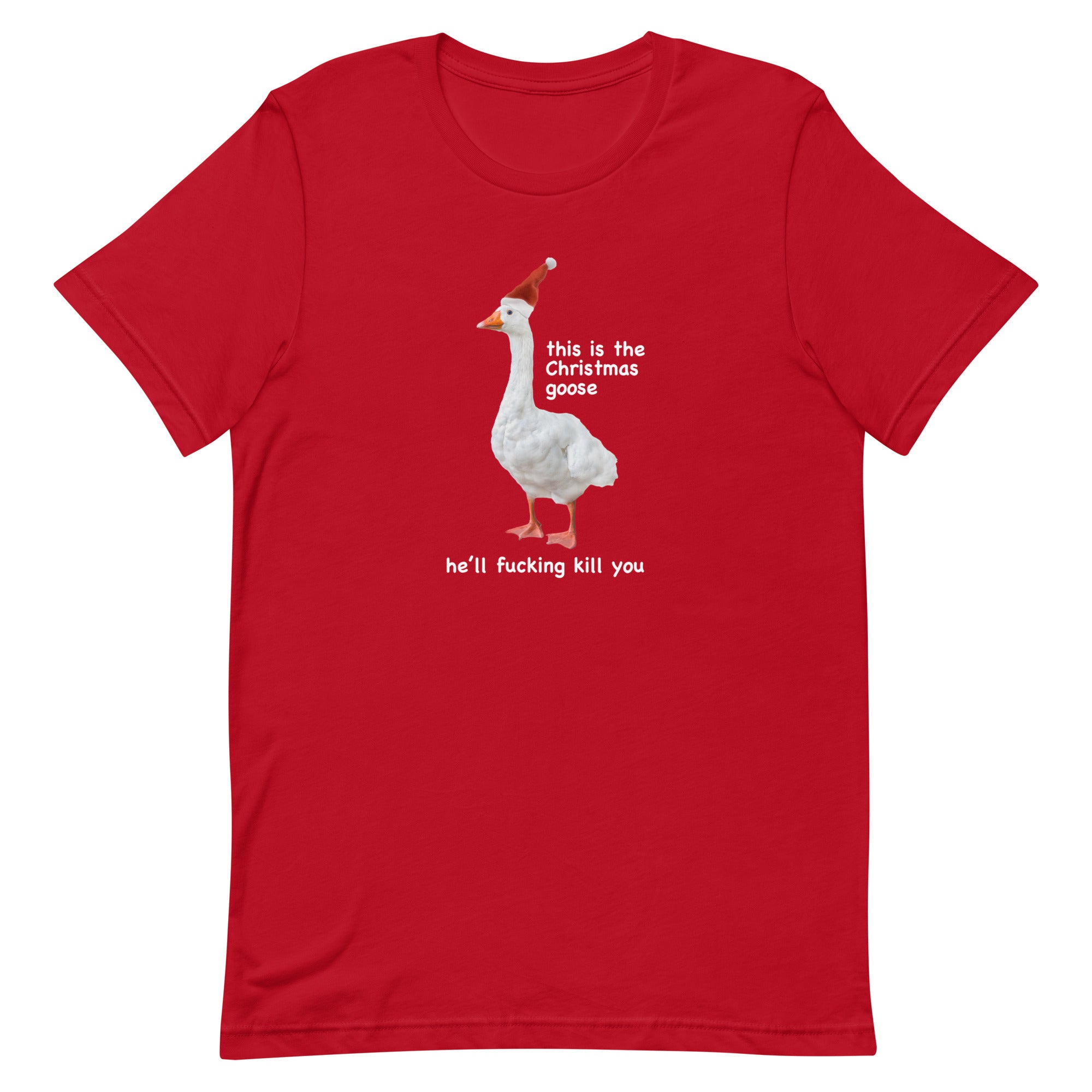 The Christmas Goose Unisex t-shirt