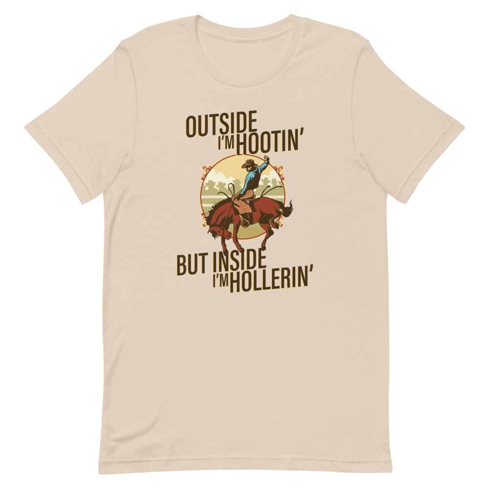 Hootin' and Hollerin' unisex t-shirt