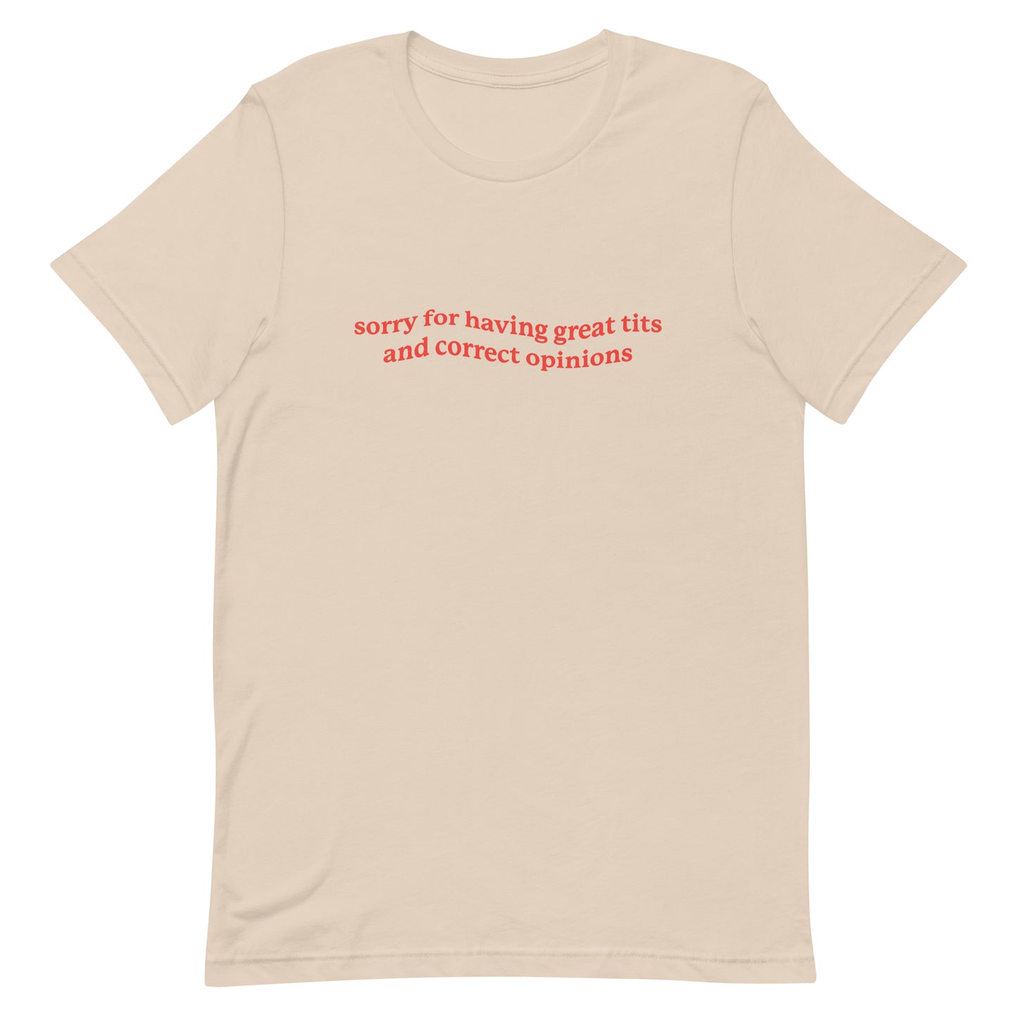 Great Tits & Correct Opinions Unisex t-shirt