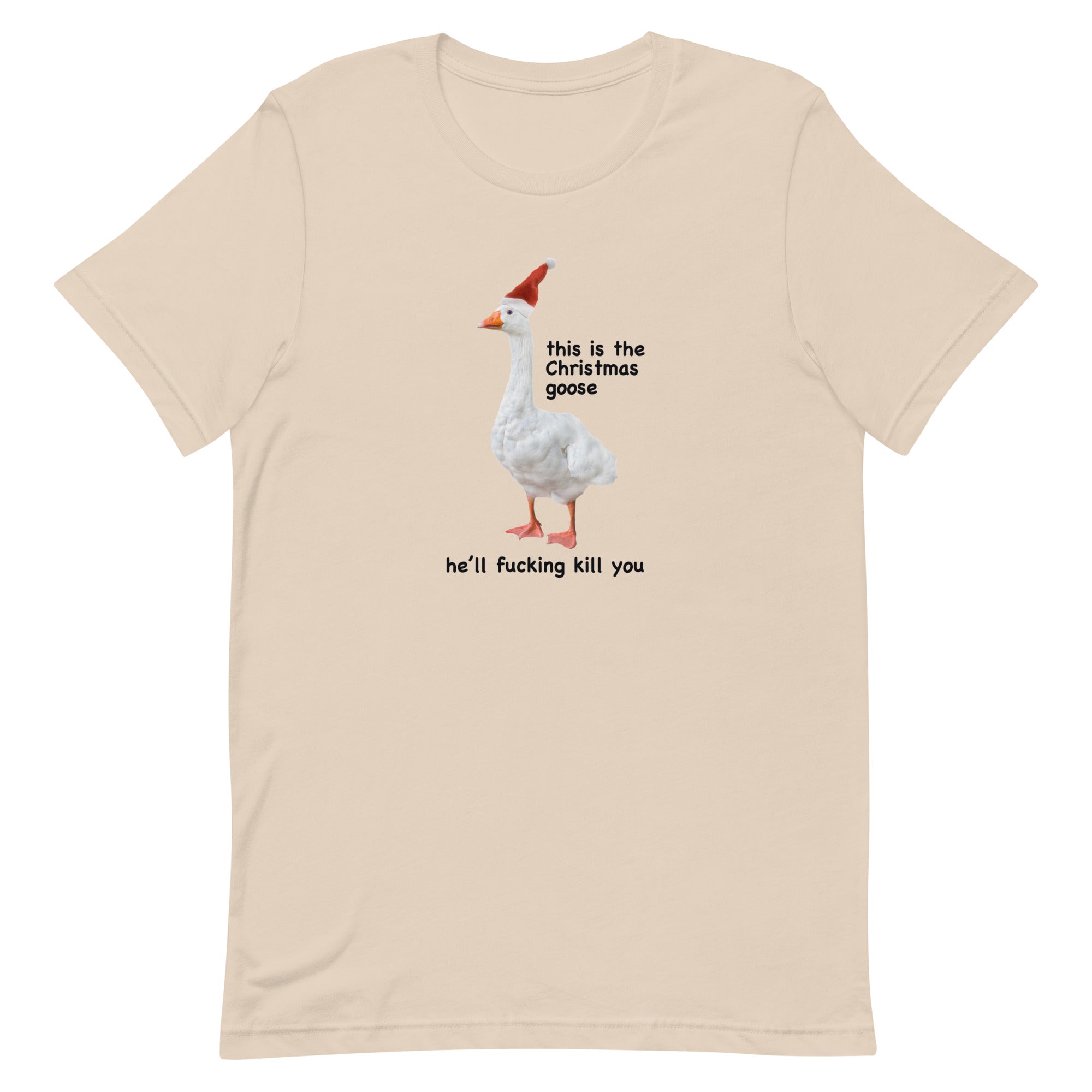 The Christmas Goose Unisex t-shirt