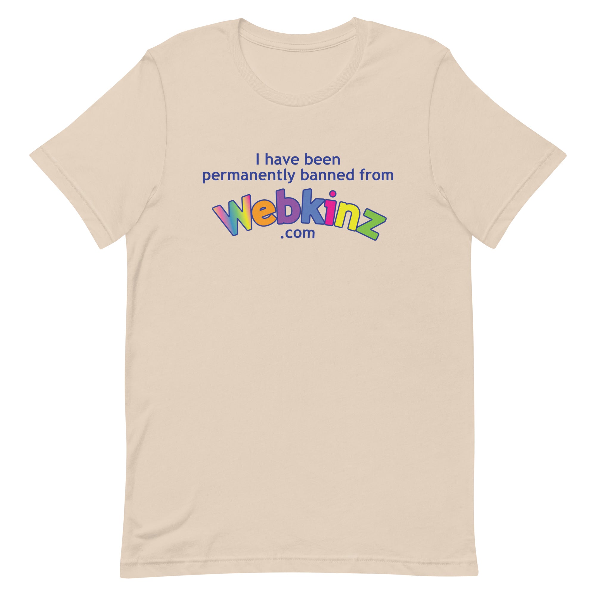 Banned from Webkinz.com Unisex t-shirt