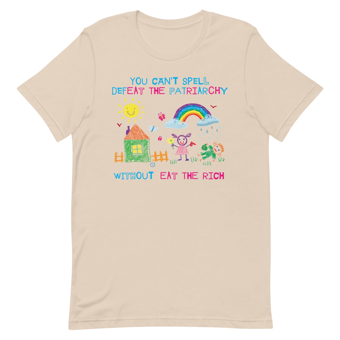 You Can't Spell Defeat the Patriarchy Without Eat the Rich Unisex t-shirt