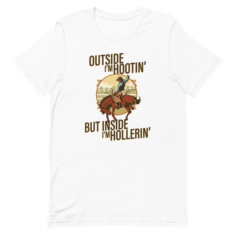 Hootin' and Hollerin' unisex t-shirt