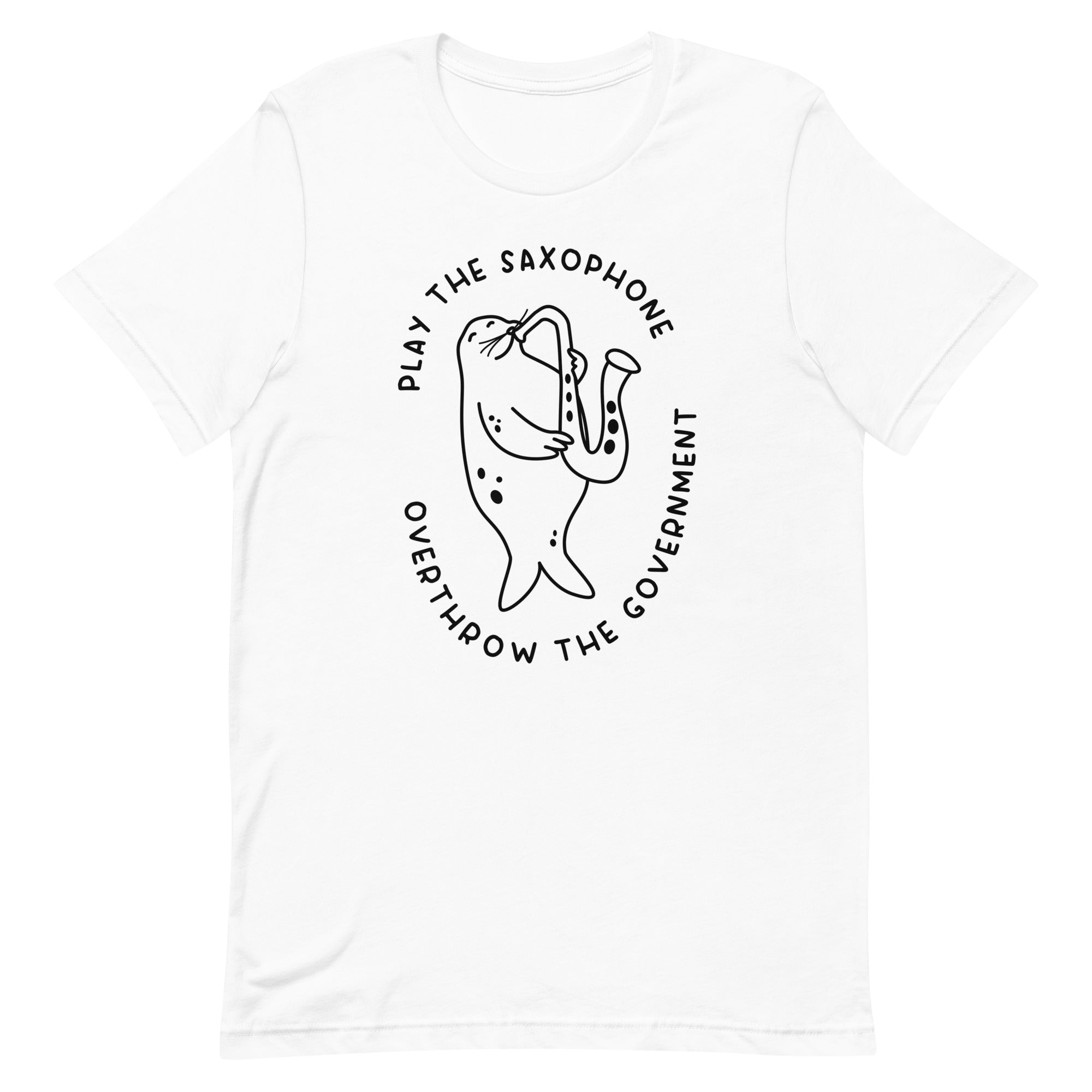 Play the Saxophone Unisex t-shirt