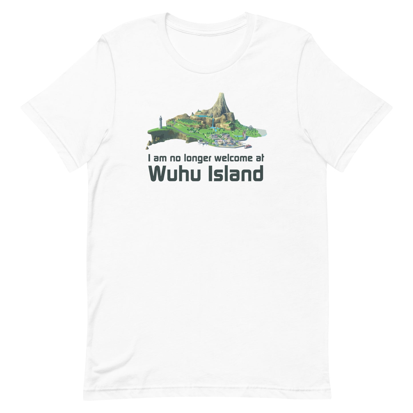 No Longer Welcome at Wuhu Island Unisex t-shirt
