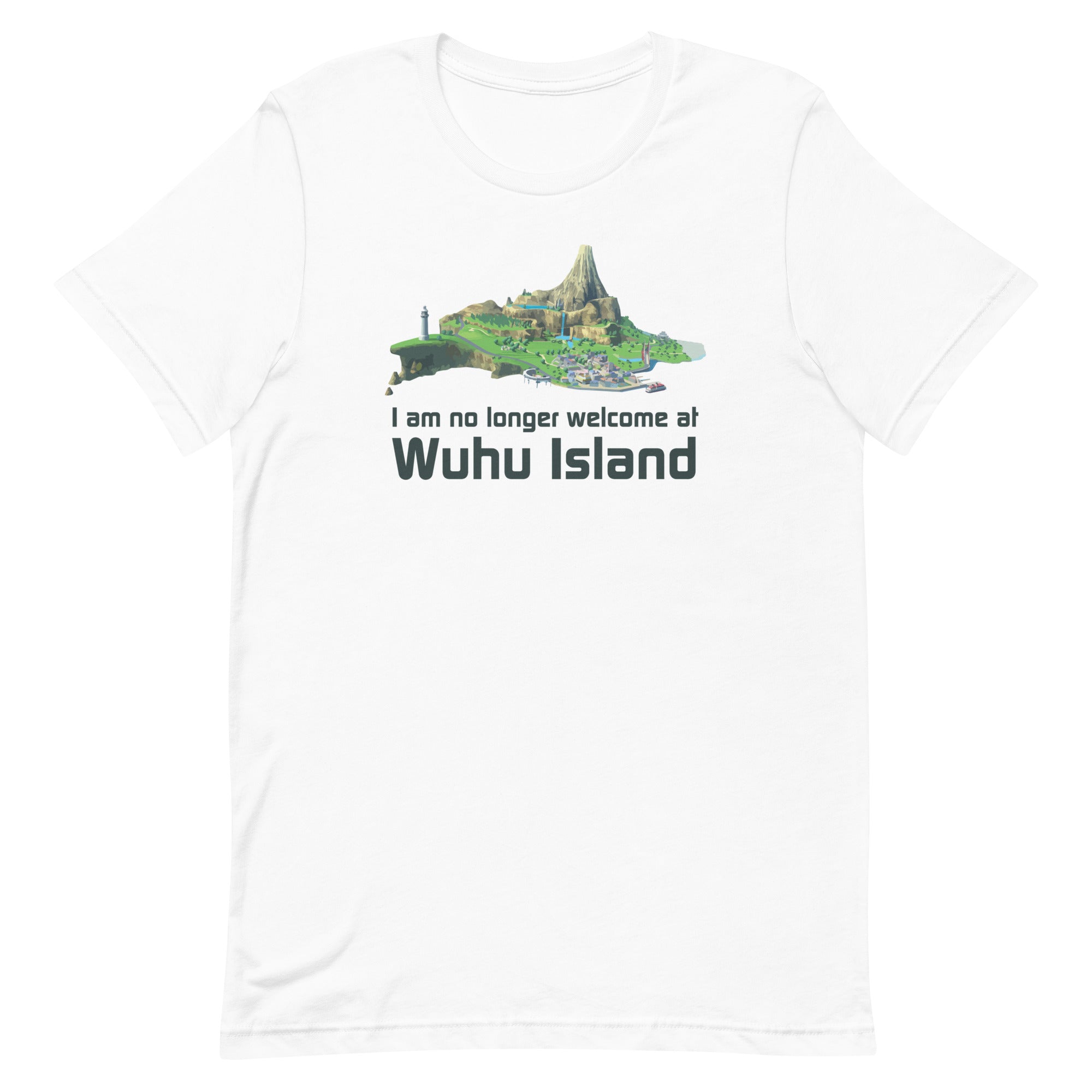 No Longer Welcome at Wuhu Island Unisex t-shirt