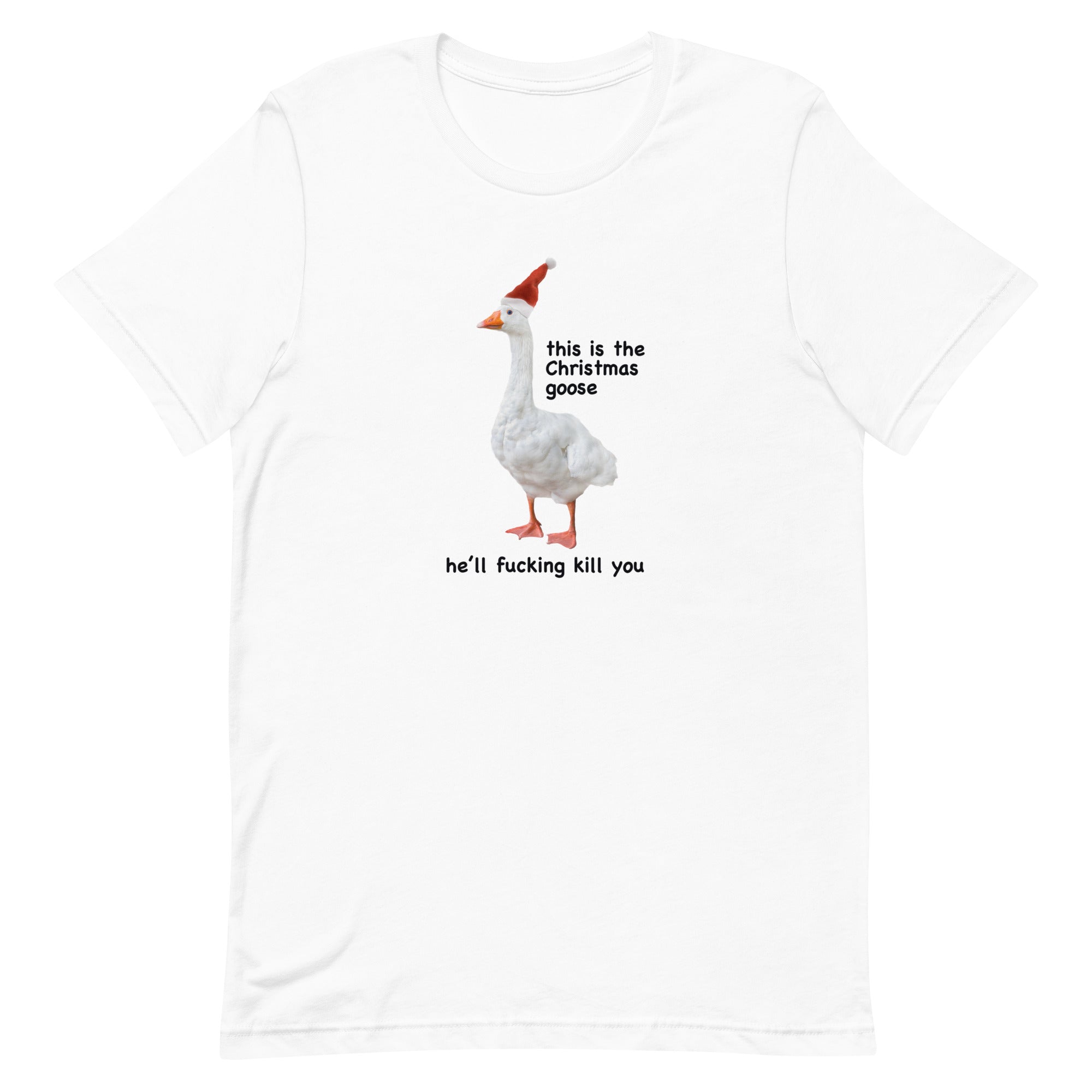 The Christmas Goose Unisex t-shirt