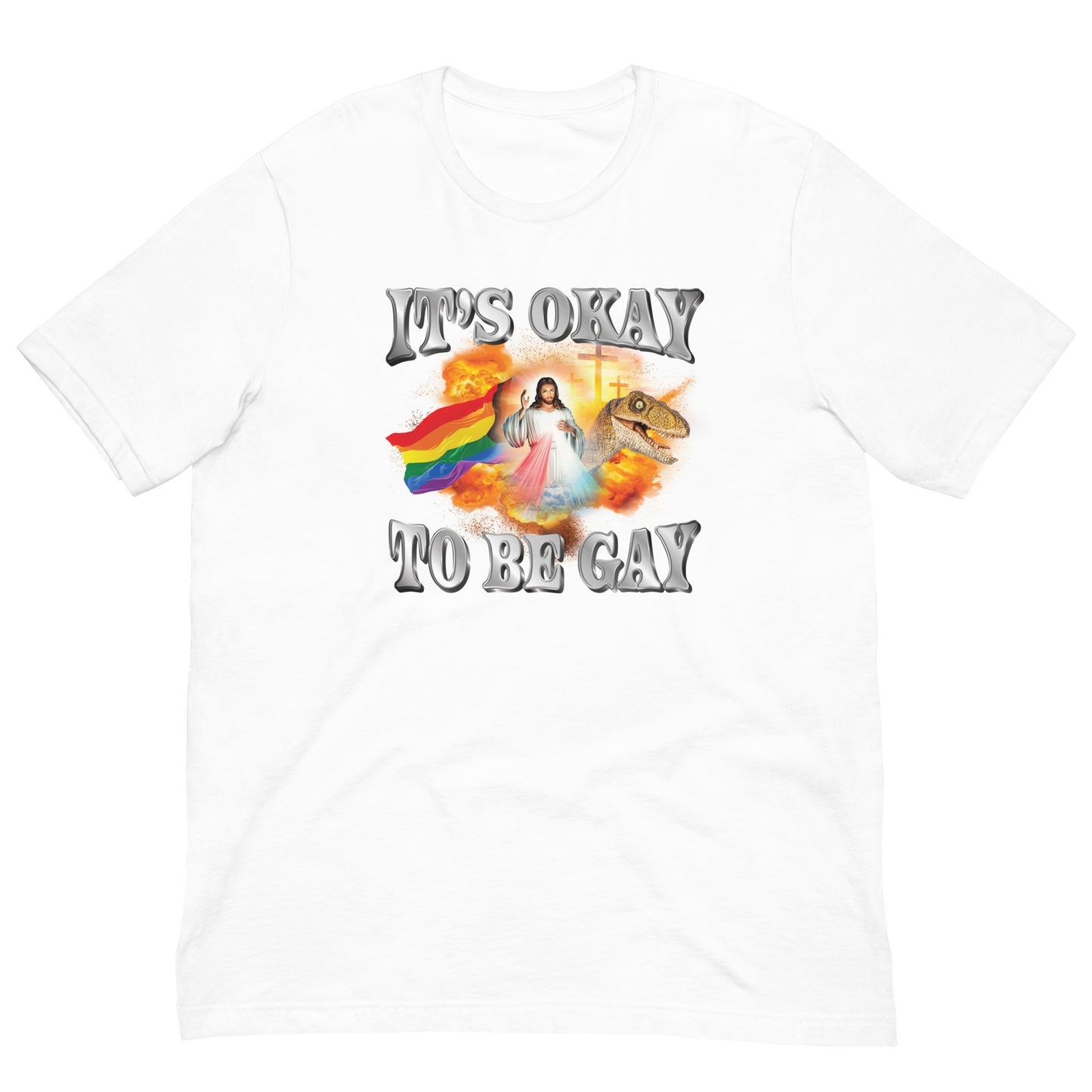 It's Okay to be Gay (Jesus) Unisex t-shirt