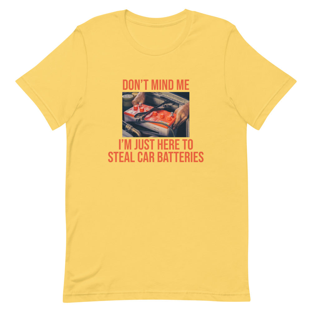 Car Batteries unisex t-shirt
