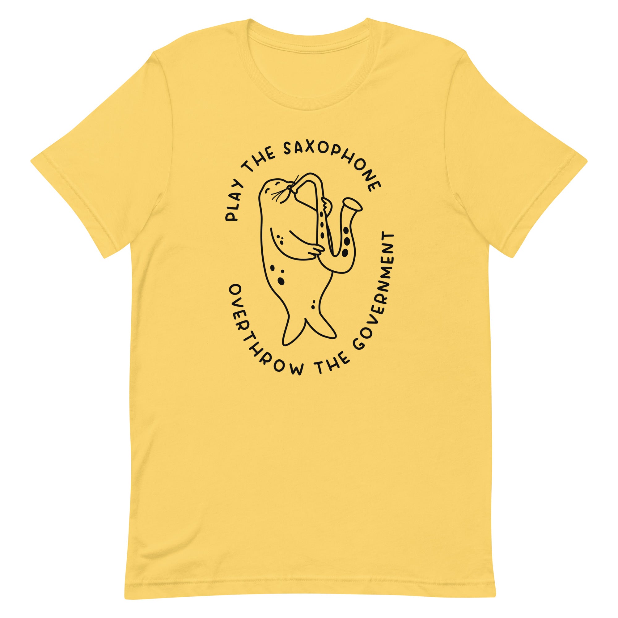 Play the Saxophone Unisex t-shirt