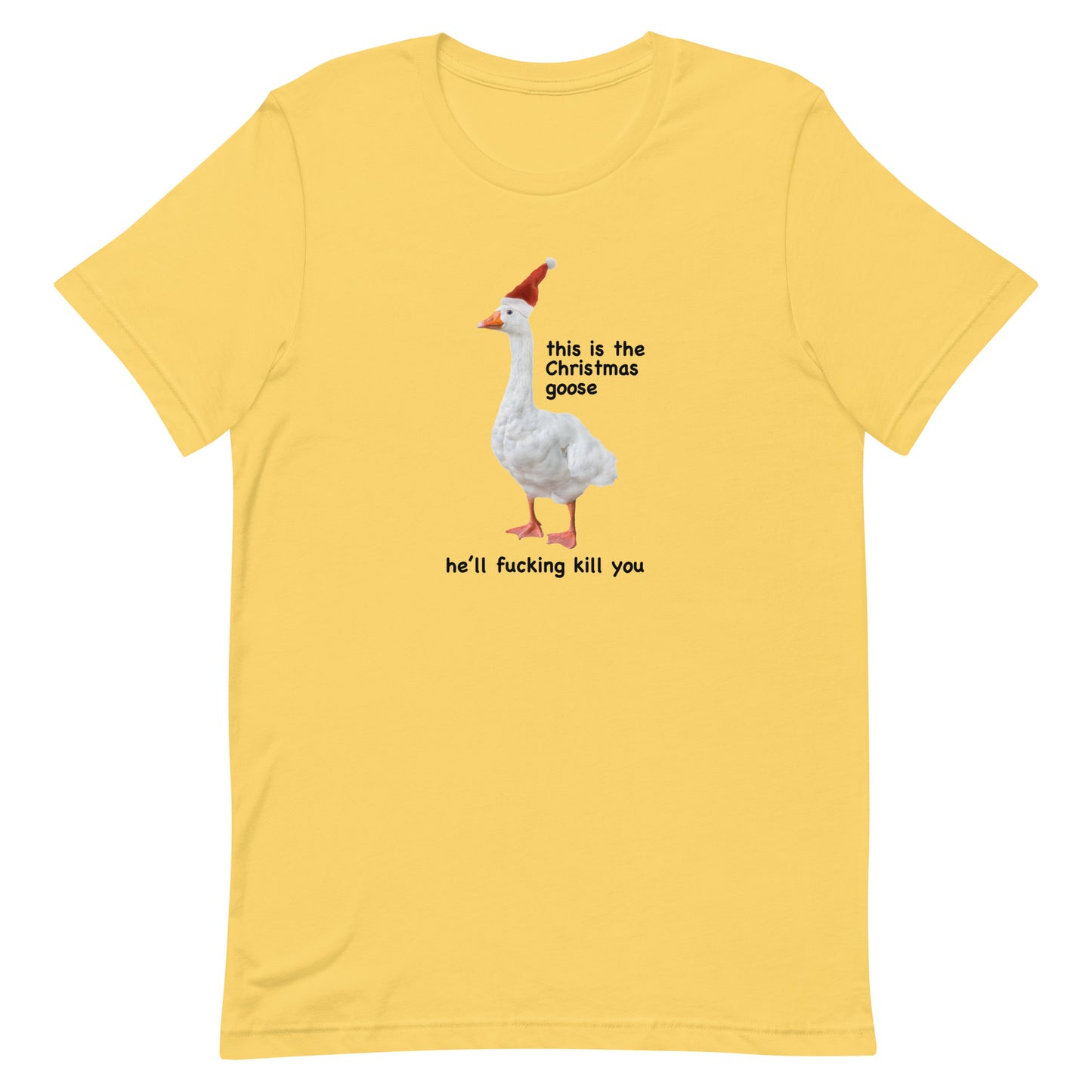 The Christmas Goose Unisex t-shirt