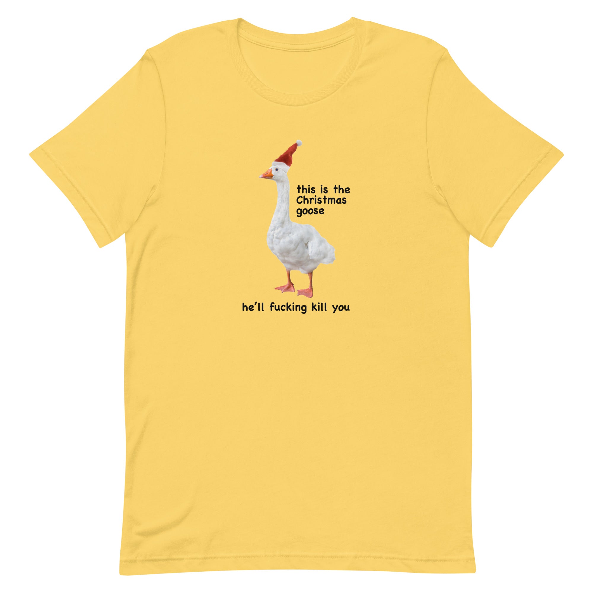 The Christmas Goose Unisex t-shirt