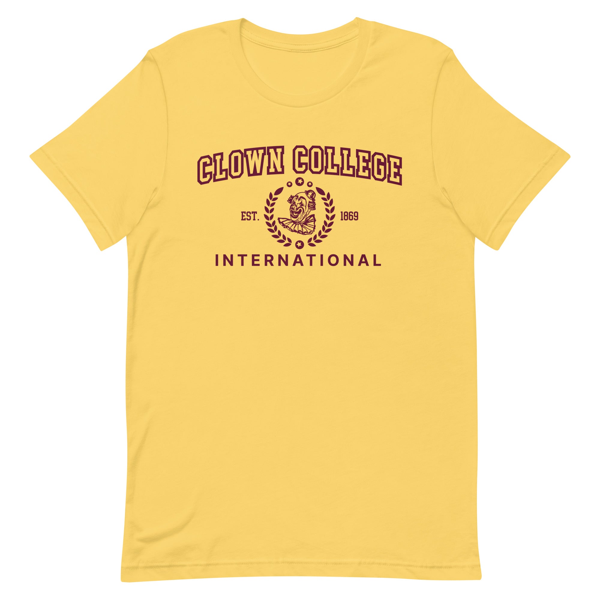 Clown College Unisex t-shirt