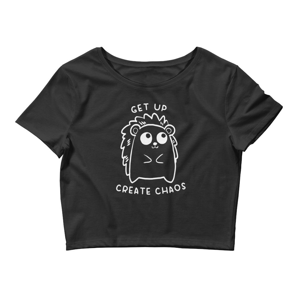 Get Up, Create Chaos Women’s Baby Tee