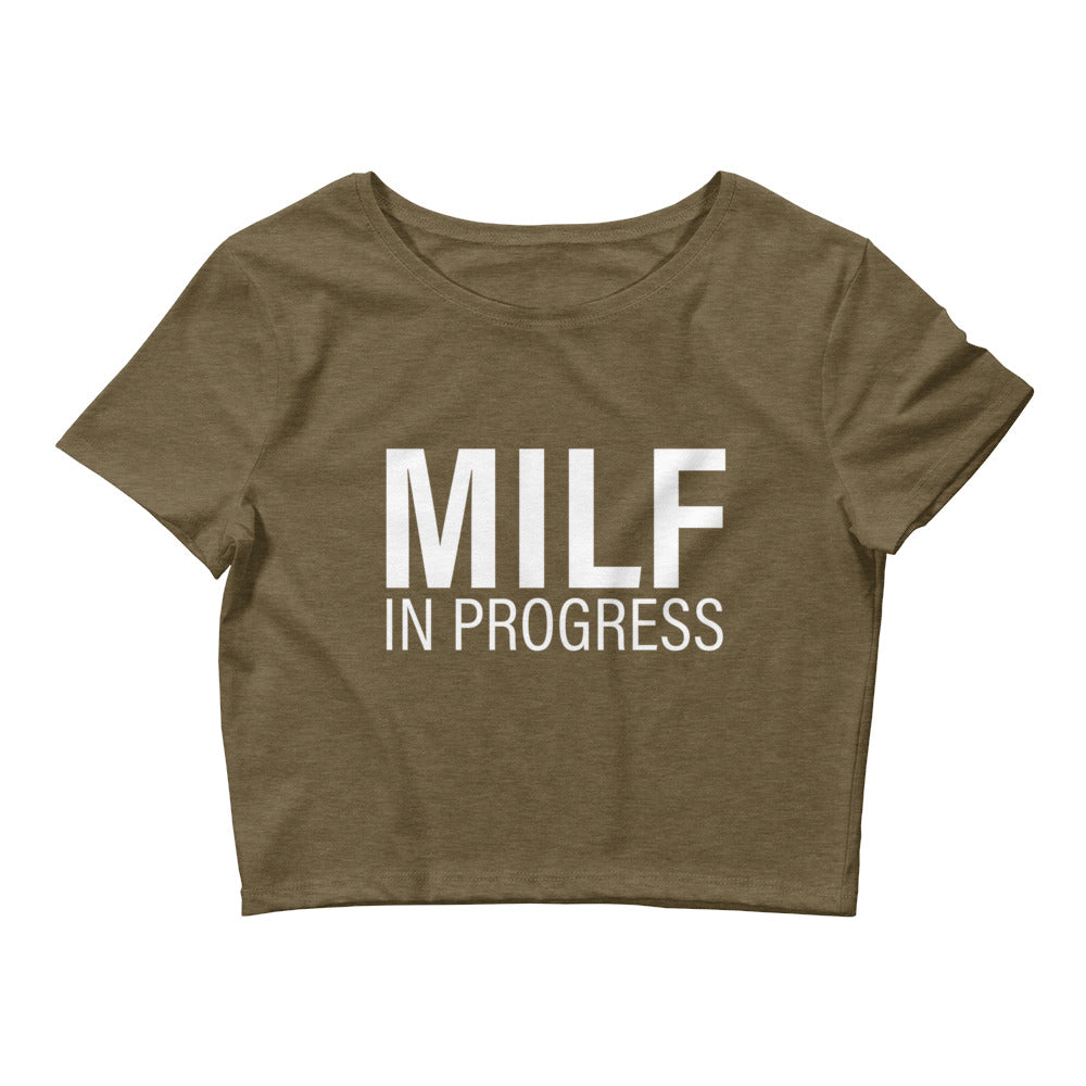 MILF in Progress Women’s Baby Tee