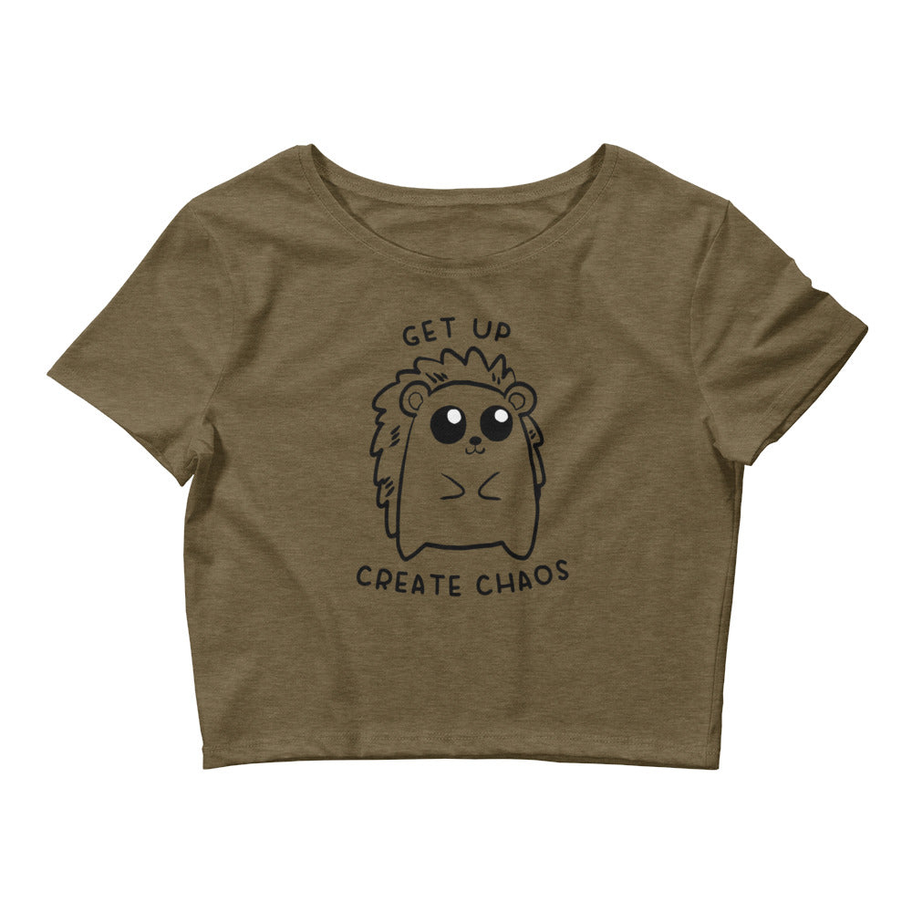 Get Up, Create Chaos Women’s Baby Tee