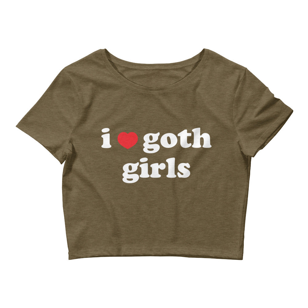 I Heart Goth Girls Women’s Baby Tee