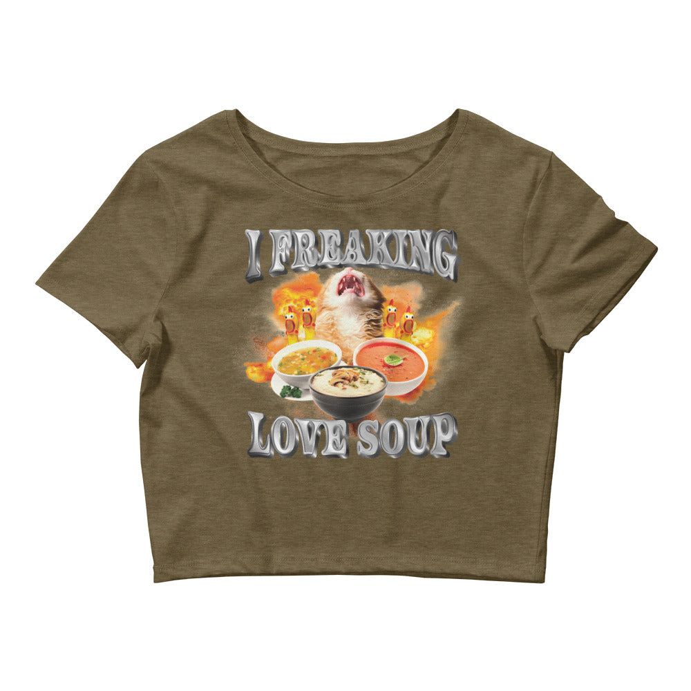 I Freaking Love Soup (Clean) Women’s Baby Tee
