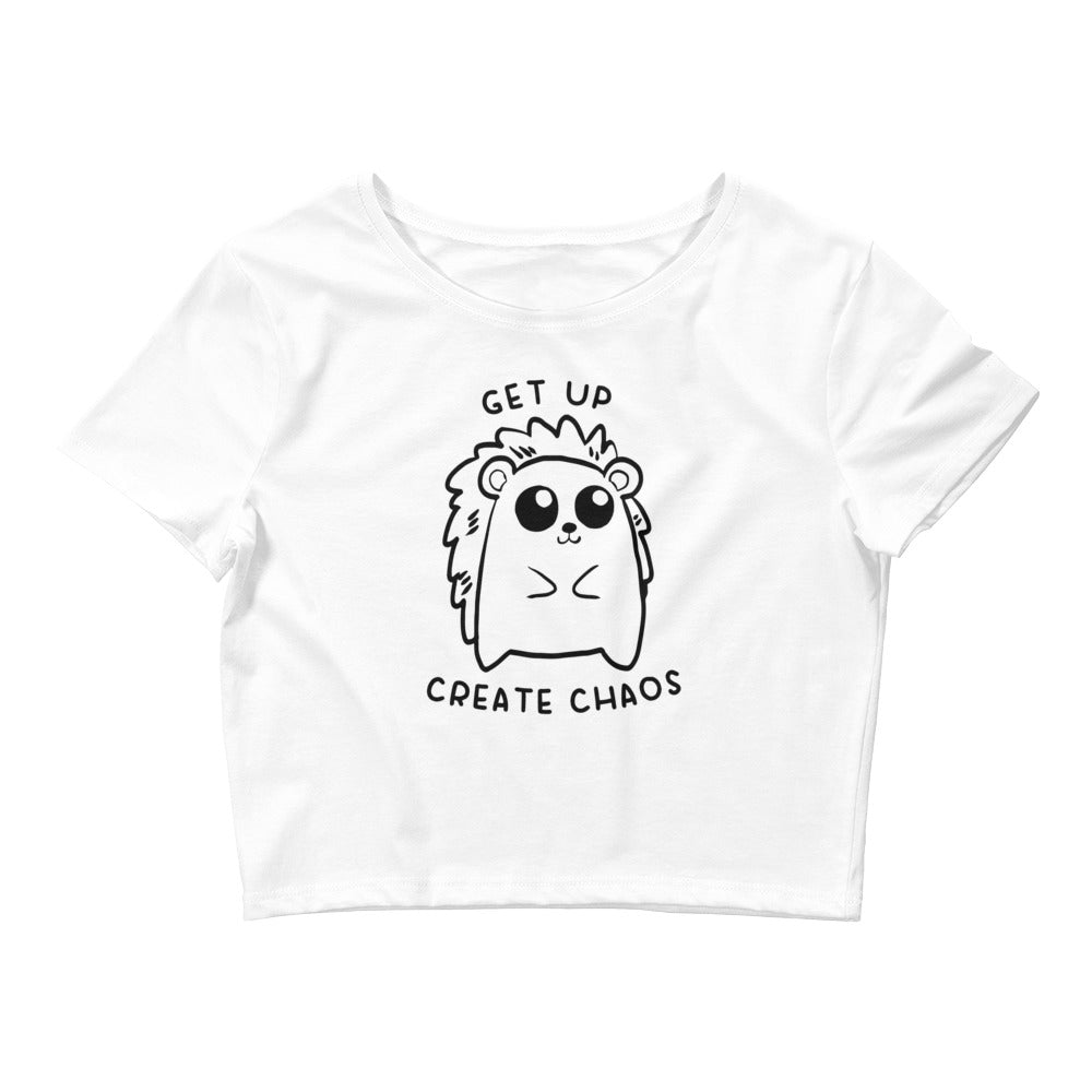 Get Up, Create Chaos Women’s Baby Tee