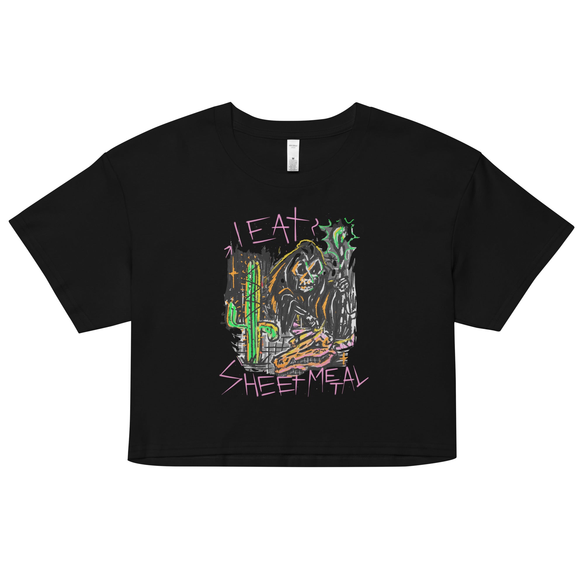 I Eat Sheet Metal Women’s crop top